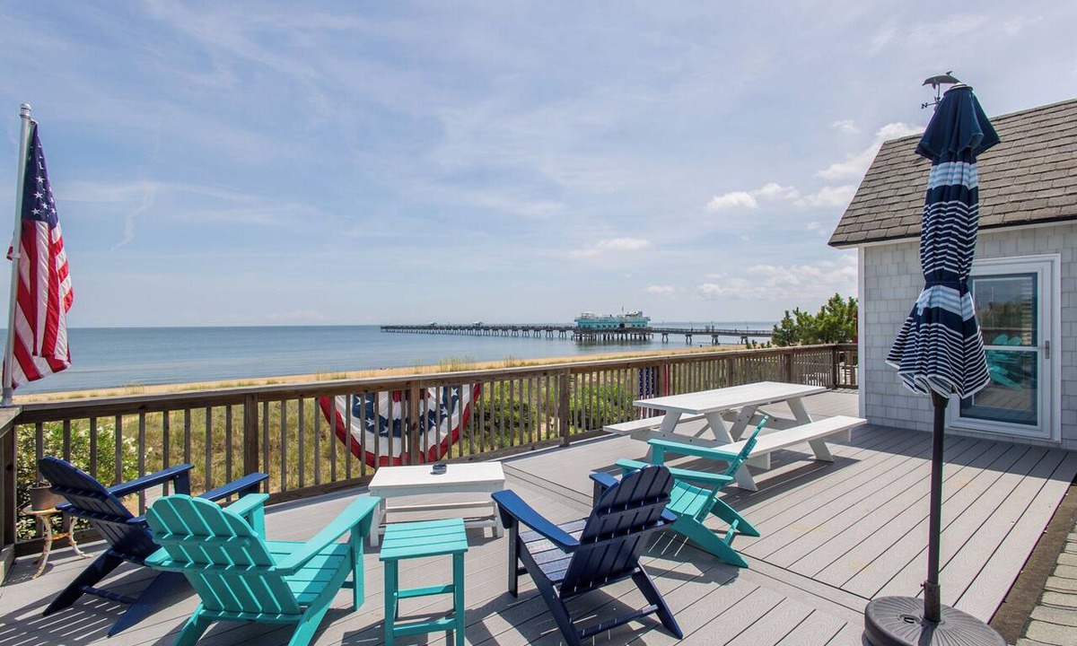 Willoughby Spit House | Norfolk/Willoughby Spit Beachfront - last minute 20% disc week Aug 15 – Sept 04
