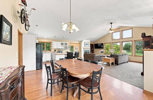 Fennville House | Acres Away - 50 Acre Farmland, Family Retreat, Private Yard