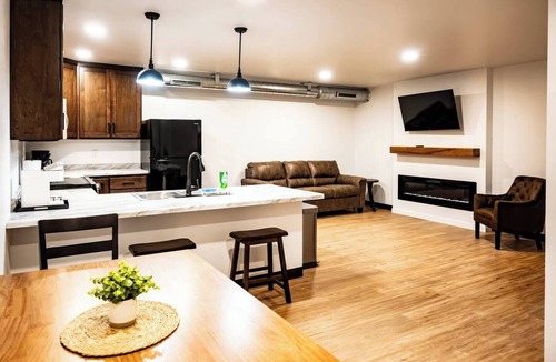 Brillion Apartment | ADA Accessible Brillion 2‑Bedroom Suite w/Full Kitchen Near Ariens – Unit #1