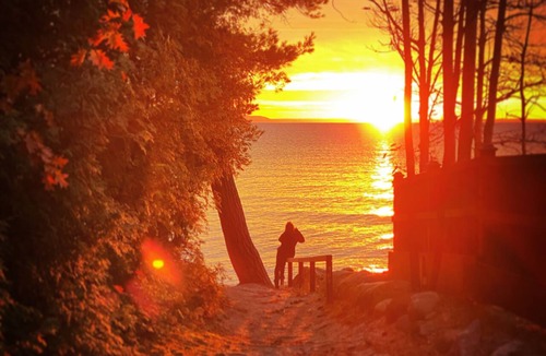 Tiny House | Fall Escape - dazzling colours & stunning beach