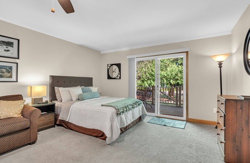 Elkhart Lake Villa | First Floor Pet Friendly Queen Suite with Single Pull-out