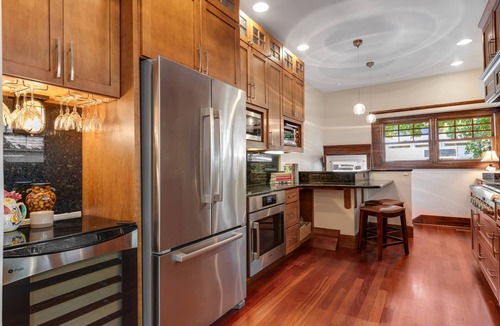 North End House | Iconic NorthEnd Treasure w/Porch Swing & Electric Fireplace | Private Office | Walk to Hyde Park!
