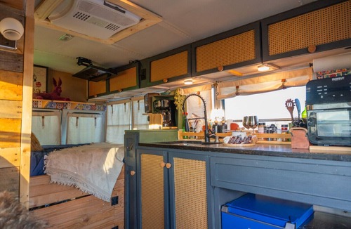Alpine Cabin | Judy`s Mule-Schoolie with Outdoor Movie Theatre