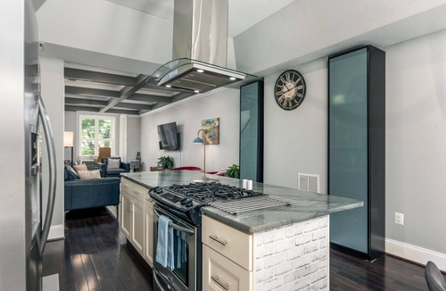 Near Northeast House | Luxe Three floors. Four bedrooms each with private full bath Garage Parking