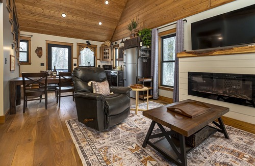 Carbondale Cabin | Modern 2BR Cabin w/Hot Tub Near Carbondale