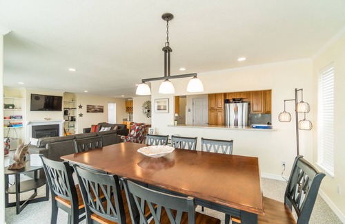 Lincoln City House | Oceanfront home with sweeping views and multiple decks, just steps to the beach!