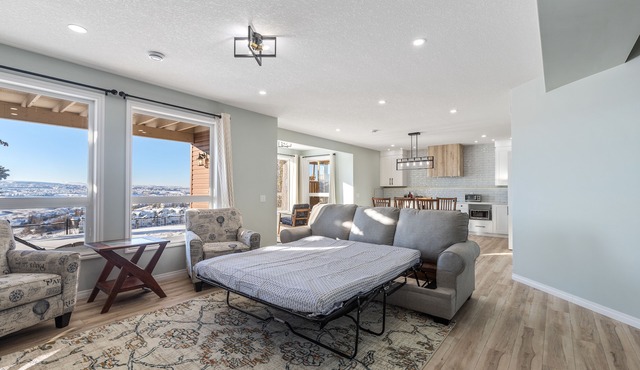1 bedroom and kitchen place with a valley scenery view & free parking in CALGARY