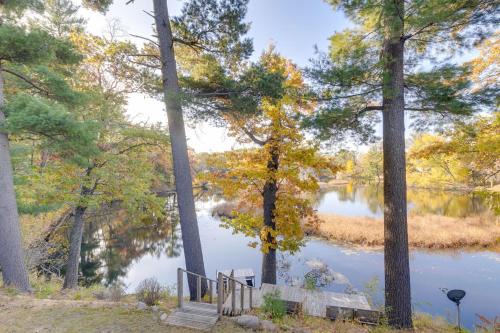 Antiquing & Fishing: Riverfront Waupaca Home! in Waupaca