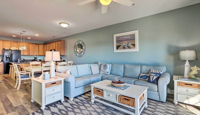 Balcony w/Inlet View: Dtwn Ocean City Condo in Ocean City