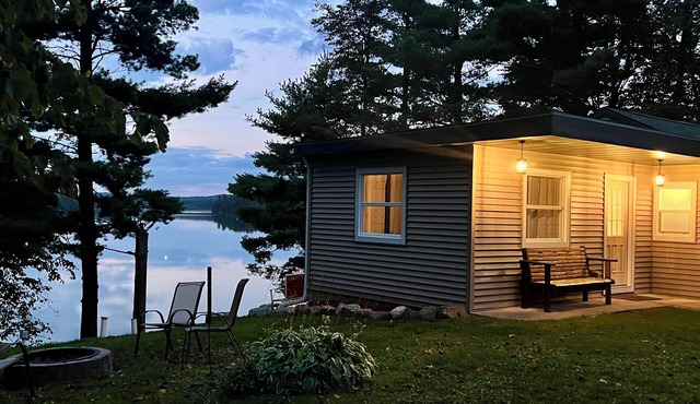 Beautiful Lakefront Escape with Private Dock & Wildlife Views in Eau Galle