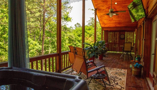 Beavers Bend State Park entrance 259A , Southern Hill Addition; Wood Knot Cabin in Broken Bow