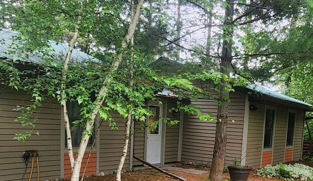 Bobbers Cabin on Perch Lake in Winter