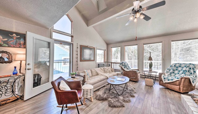 Bright Cloudcroft Condo w/Game Room + Deck! in Cloudcroft