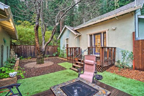 California Cottage < 4 Mi to Redwood Hiking Trails in Ben Lomond