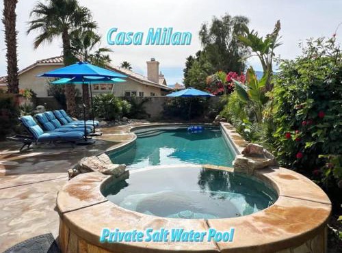 Casa Milan - Saltwater Pool - Mtn Views - La Quinta Home in La Quinta