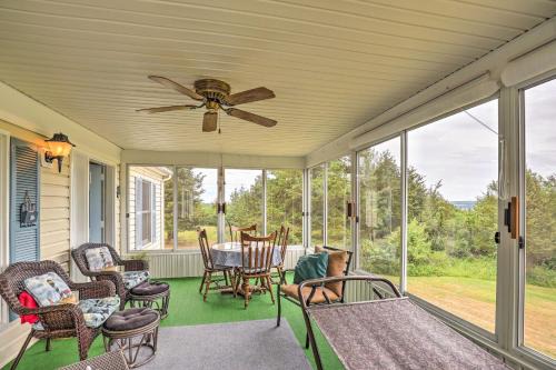 Finger Lakes Retreat w/Sunroom, Fire Pit & BBQ! in Himrod