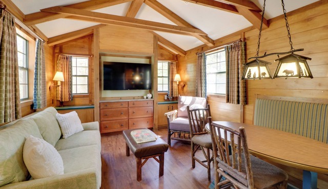 Fire Pit + Lake Access: Cabin Retreat in Heflin in Heflin