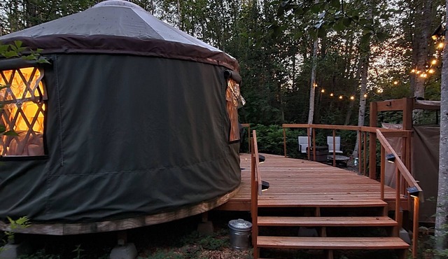 Hideaway Glamping Yurt in Bellingham