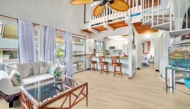 Kauai’s North Shore Is Truly A Tropical Beach Paradise! HEART OF PRINCEVILLE AC in Princeville