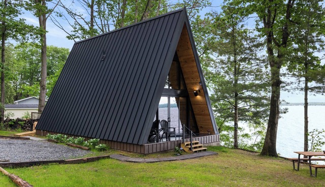 Lakefront A-Frame | Hot Tub, Dock & Views | Seneca Lake in Penn Yan
