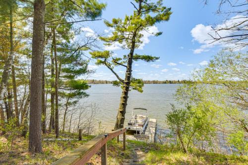 Lakefront Chetek Haven: Dock, Screened Gazebo in Chetek
