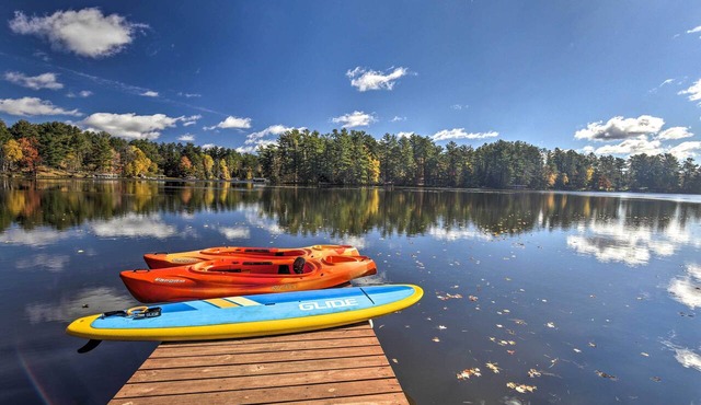 Lakefront Eagle River Retreat w/Dock & Fire Pit! in Eagle River
