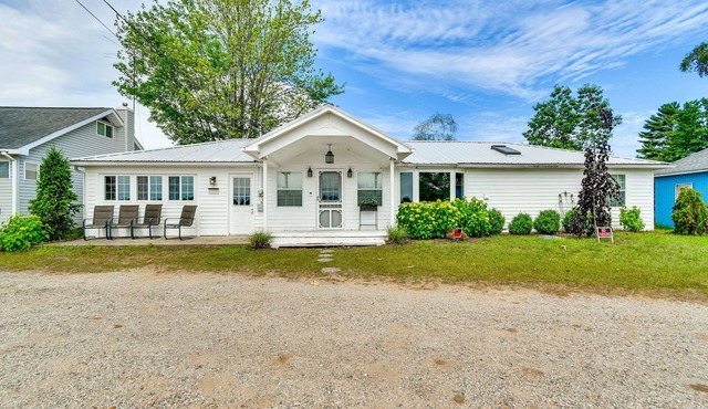 Lakefront Gladwin Vacation Rental w/Deck & Dock! in Gladwin