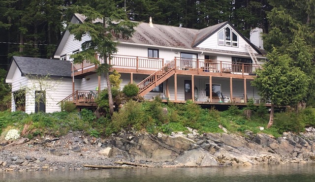 Large waterfront home with private beach- 14 day minimum booking. in Sitka