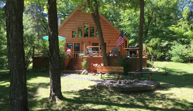 Log Cabin on Garfield Lake near Walker MN in Laporte