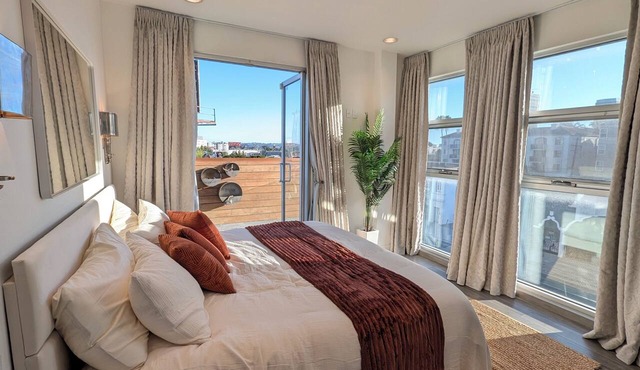 Luxury Condo with Walk-In Elevator and Patios in Los Angeles