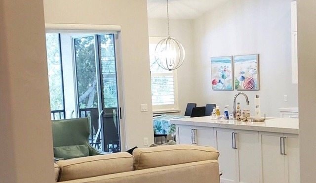 Modern renovation in Pelican Sound Golf & River Club in Estero