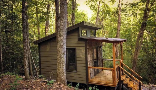 Moon Shadow Tiny Cabin 3 | Indigo Nature Retreat in Old Fort