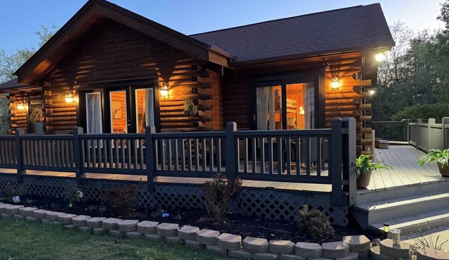 My Dad's Log Cabin in Fairlawn