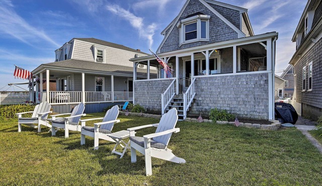 Oceanfront Cape Cod Home w/Porch, Yard + Grill! in Marshfield