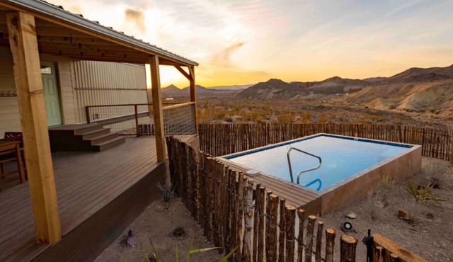 Pool House #2 2 BDR + 2 Baths + Private Pool in Terlingua