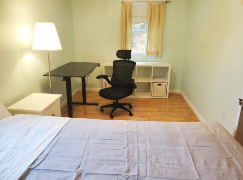 Private Room with Queen Bed and Work Station in Burlington
