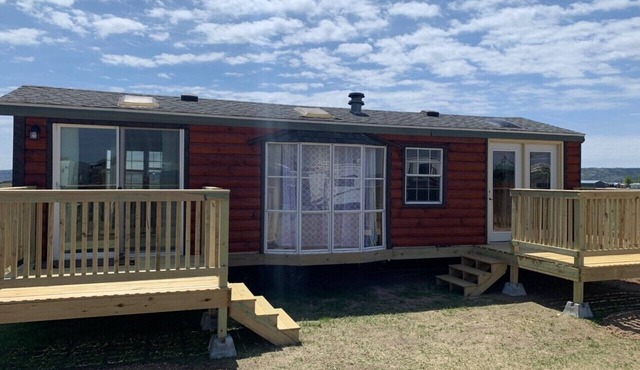 Private Tiny Home with deck, fire pit & patio near Platte Creek Recreation area in Platte