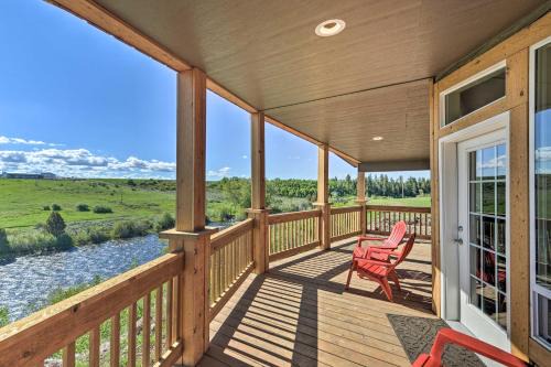 Riffle Ranch - Riverfront with Grand Teton Views! in Ashton