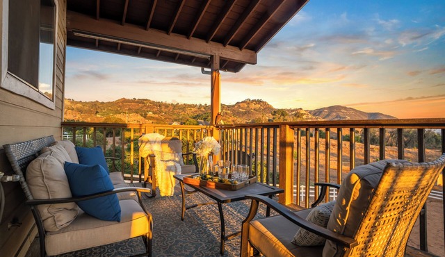 Scenic Deck w/Sunset Views & Dining Near Temecula Wineries | Estrada Ranch in Fallbrook