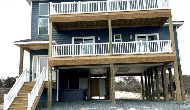 STEPS FROM THE WATER! BEAUTIFUL NEW HOME IN THE HEART OF 4x4 WILD HORSE CAROVA in Corolla
