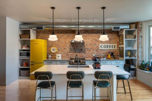 The 1913 - newly renovated historic downtown loft in De Pere