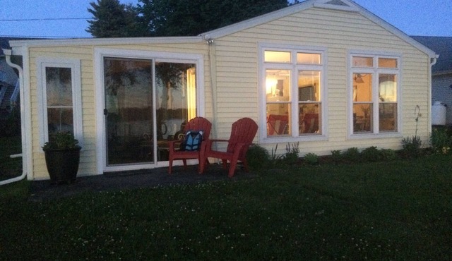 The "Yellow Cottage" waterfront Little Sodus/Fair Haven Bay in Fair Haven