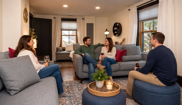 Warm & Inviting Farmhouse Loft | Walk to River, Dining, Shopping & Bridgewater College in Bridgewater