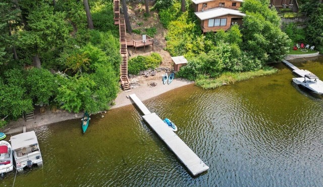 Water Front | Sauna | Private Dock | Sandy Beach in Rathdrum