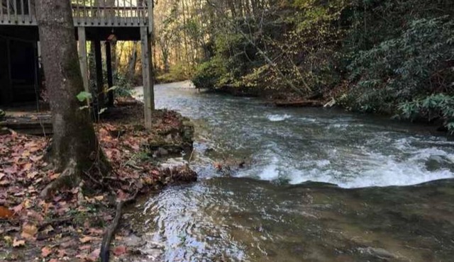 Waterfront Walden's Creek Hot Tub Deck Firepit 10 min from Pigeon Forge in Sevierville