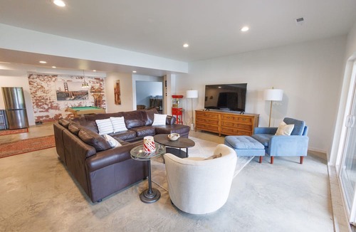 Orange House | Ojoy Cove Charming Waterfront Retreat 5 Bedroom Home by RedAwning