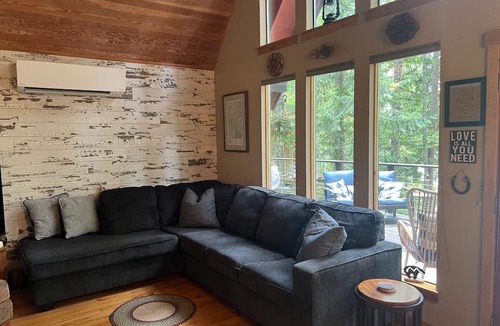 Hoodsport Cabin | Cozy cabin at Lake Cushman in Hoodsport, WA with AC, Wi-Fi, kayak, beach, hottub