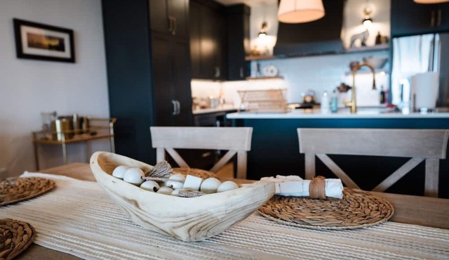 Water View & Perfect Location at Shore View — Walk to Town, Beach & Marina! in Sister Bay