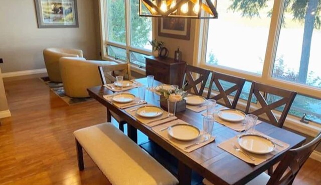 Lakefront living with incredible lake and mountain views in Cranberry Lake
