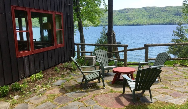 4 Br Lake George Waterfront Home W/Dock, Rocking Porch, & Spectacular View in Silver Bay